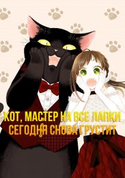 Кот, мастер на все лапки, сегодня снова грустит смотреть